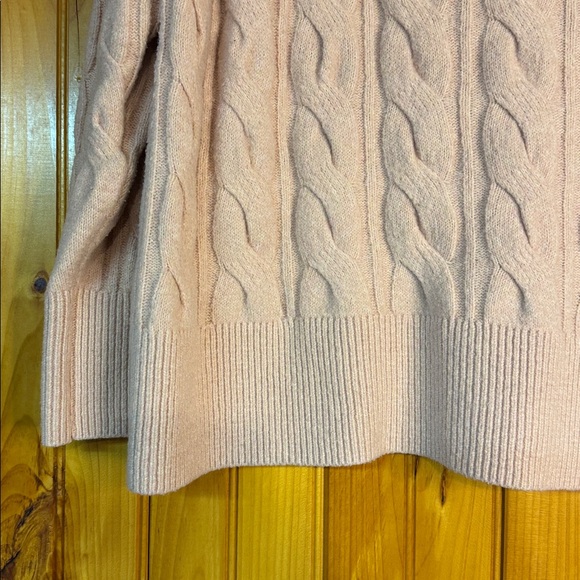 Aerie Cable Knit Sweater - Soft Pink - Picture 4 of 7